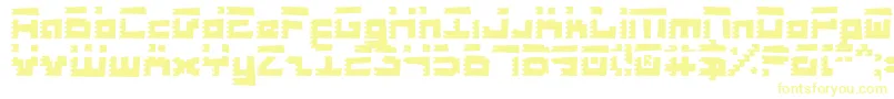 Шрифт RoidRageRough – жёлтые шрифты