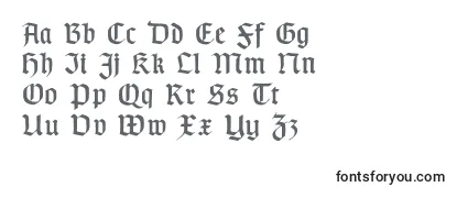 Обзор шрифта Gotischd