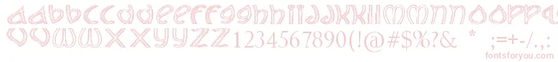 TheJollyRancher Font – Pink Fonts on White Background