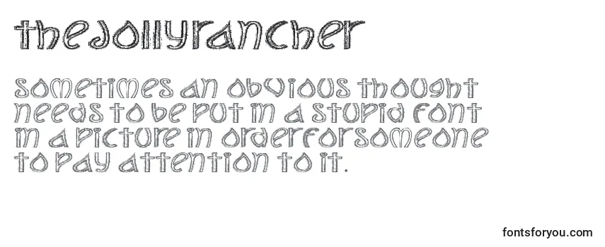 TheJollyRancher Font