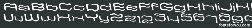 WaterflagLtRegular-Schriftart – Weiße Schriften