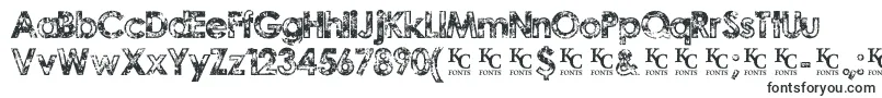 Шрифт TragicvisiondemoKcfonts – шрифты Hulk