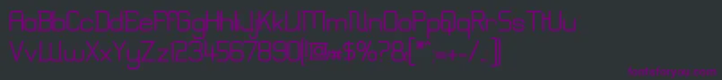 Erinal ffy Font – Purple Fonts on Black Background