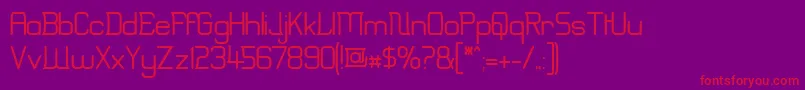 Erinal ffy Font – Red Fonts on Purple Background