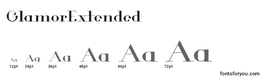 GlamorExtended Font Sizes