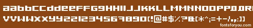 Más sobre la fuente PixeldustBold fuente PixeldustBold – Fuentes Blancas Sobre Fondo Marrón