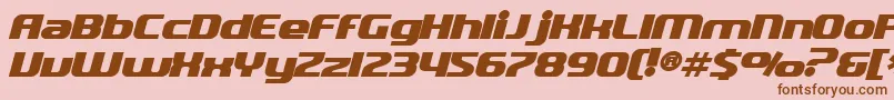 More about SfQuartziteBoldItalic Font SfQuartziteBoldItalic Font – Brown Fonts on Pink Background