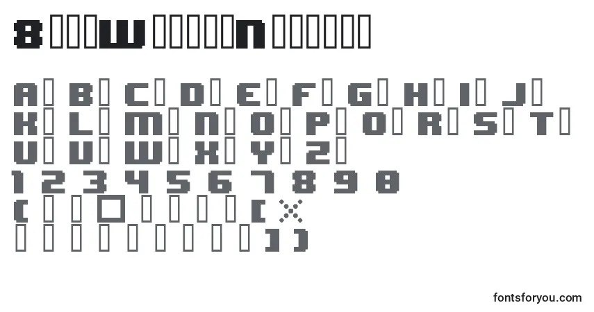 8bitWonderNominal font – alphabet, numbers, special characters
