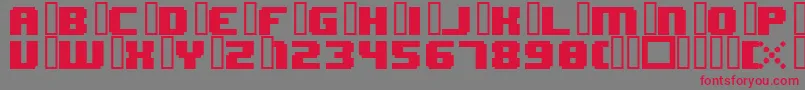 Lisätietoja 8bitWonderNominal-fontista 8bitWonderNominal-fontti – punaiset fontit harmaalla taustalla