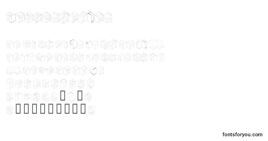 Typonegative-fontti – aakkoset, numerot, erikoismerkit