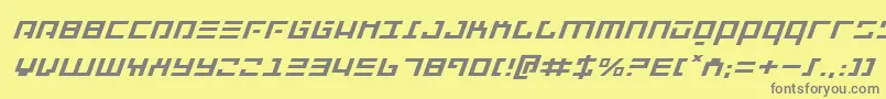 Repulsorei Font – Gray Fonts on Yellow Background