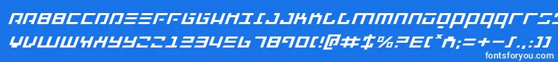 フォントRepulsorei – 青い背景に白い文字