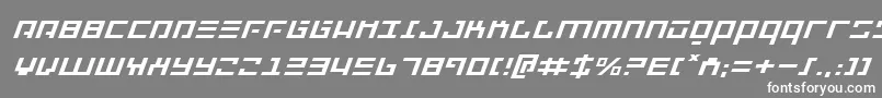 フォントRepulsorei – 灰色の背景に白い文字