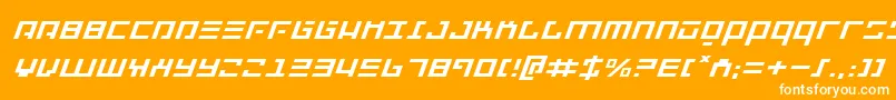 フォントRepulsorei – オレンジの背景に白い文字