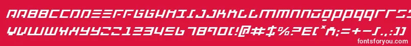 Repulsorei Font – White Fonts on Red Background