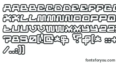 MrfuglesangOutline font – graphic Fonts