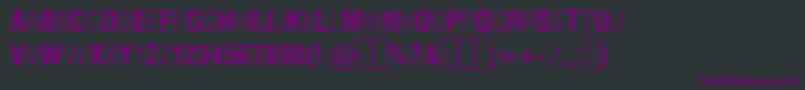 SilentHellOfCheryl Font – Purple Fonts on Black Background