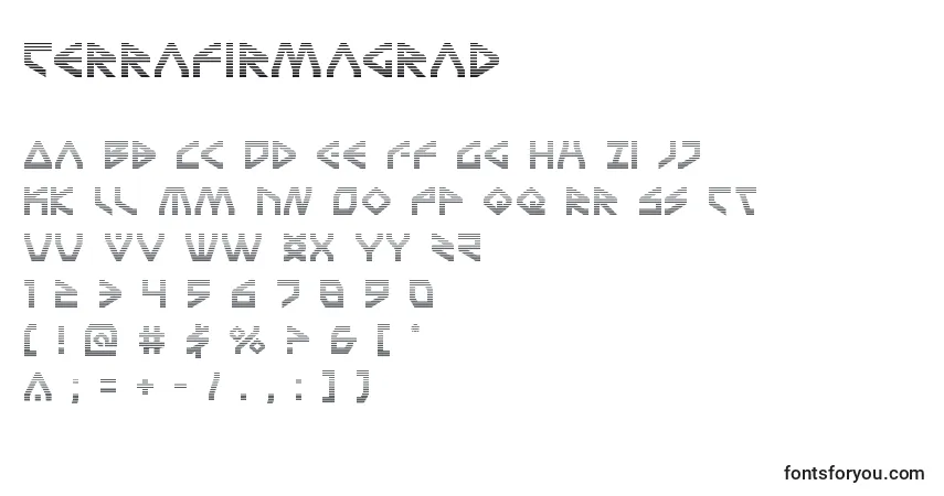 Terrafirmagrad Font – alphabet, numbers, special characters