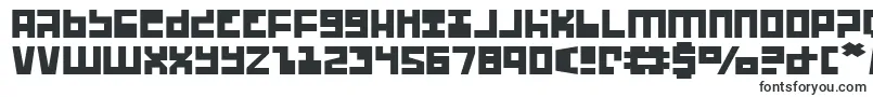 Шрифт Ufohuntere – объёмные шрифты