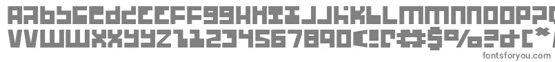 フォントUfohuntere – 灰色のフォント
