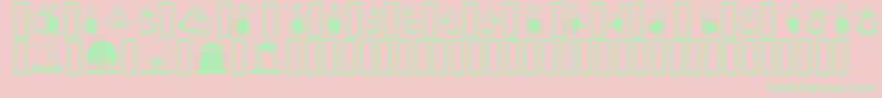 Dutchmen Font – Green Fonts on Pink Background