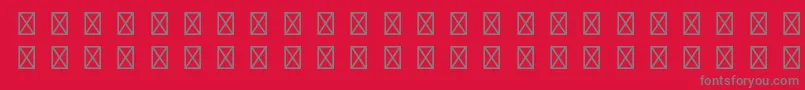 fuente DidotltstdOrnaments – Fuentes Grises Sobre Fondo Rojo