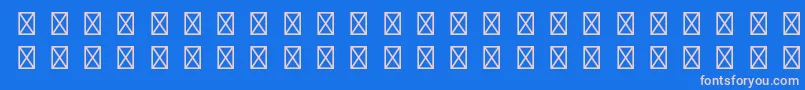 DidotltstdOrnaments Font – Pink Fonts on Blue Background