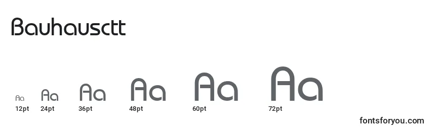 Bauhausctt Font Sizes