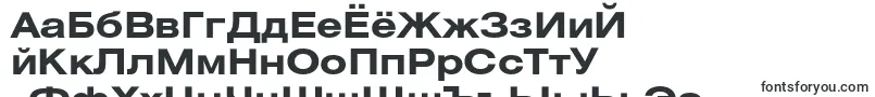 HeliosextBold-Schriftart – russische Schriften