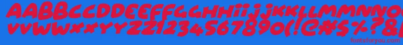 More about WowsersItalic Font WowsersItalic Font – Red Fonts on Blue Background