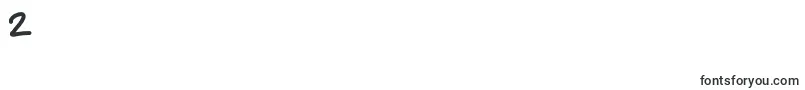 フォントPwmarker – フォント数字2