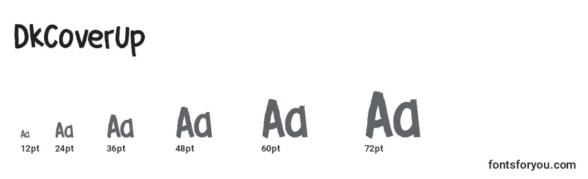 DkCoverUp Font Sizes