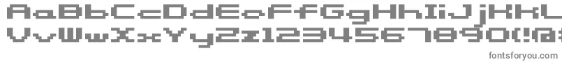 Somybmp058 Font – Gray Fonts on White Background