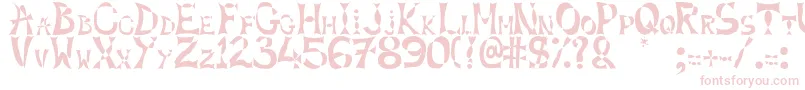 Шрифт Xlines – розовые шрифты