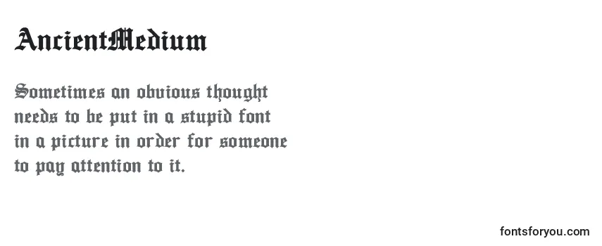AncientMedium-fontti