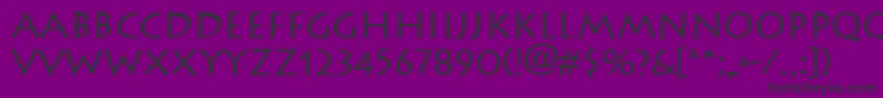 Lithograph Font – Black Fonts on Purple Background