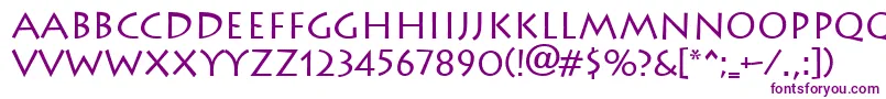 Lithograph Font – Purple Fonts on White Background