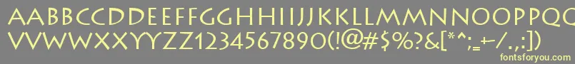 More about Lithograph Font Lithograph Font – Yellow Fonts on Gray Background