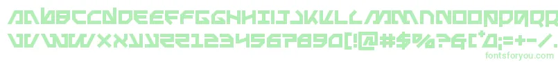 Metalstorm Font – Green Fonts on White Background