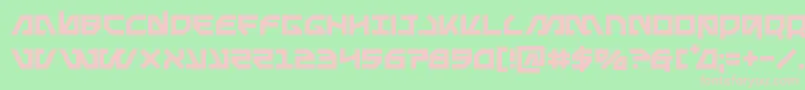 Metalstorm Font – Pink Fonts on Green Background