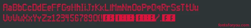 More about Lightdot11x6 Font Lightdot11x6 Font – Red Fonts on Black Background