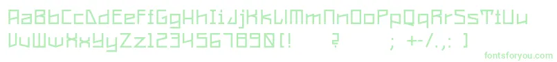 ConstructaRegular Font – Green Fonts on White Background