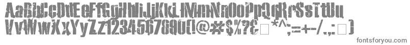 Fonte Exo2Stencil – fontes cinzentas