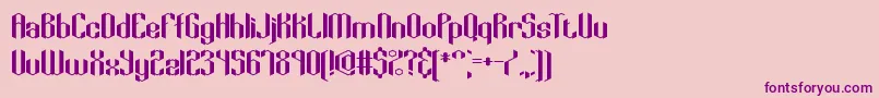 Keyrialt Font – Purple Fonts on Pink Background