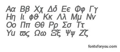 Schriftart Naxosbi