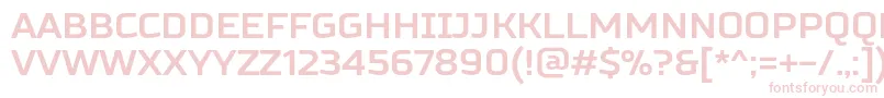 RussoSansBold-Schriftart – Rosa Schriften