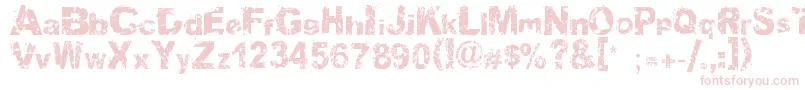 Soulmission Font – Pink Fonts on White Background