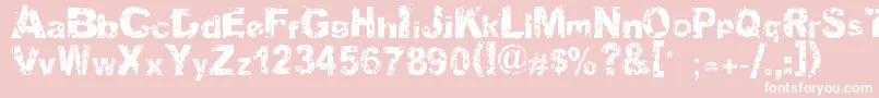 fuente Soulmission – Fuentes Blancas Sobre Fondo Rosa