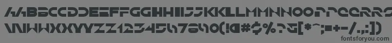 SfSolarSailerBold Font – Black Fonts on Gray Background
