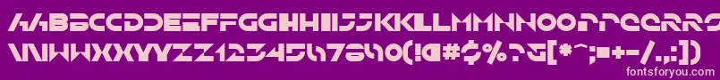 SfSolarSailerBold Font – Pink Fonts on Purple Background
